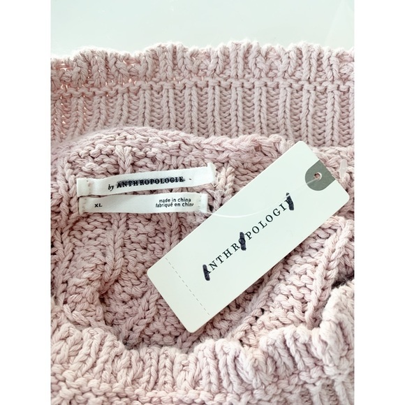 Nwt Anthropologie Marci Dip Dye Cable Knit Ombre Soft Girl Sweater - Picture 6 of 11